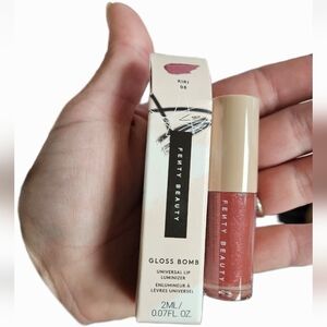 NWT MINI FENTY BEAUTY GLOSS BOMB UNIVERSAL LIP LUMINIZER: 08 RIRI!